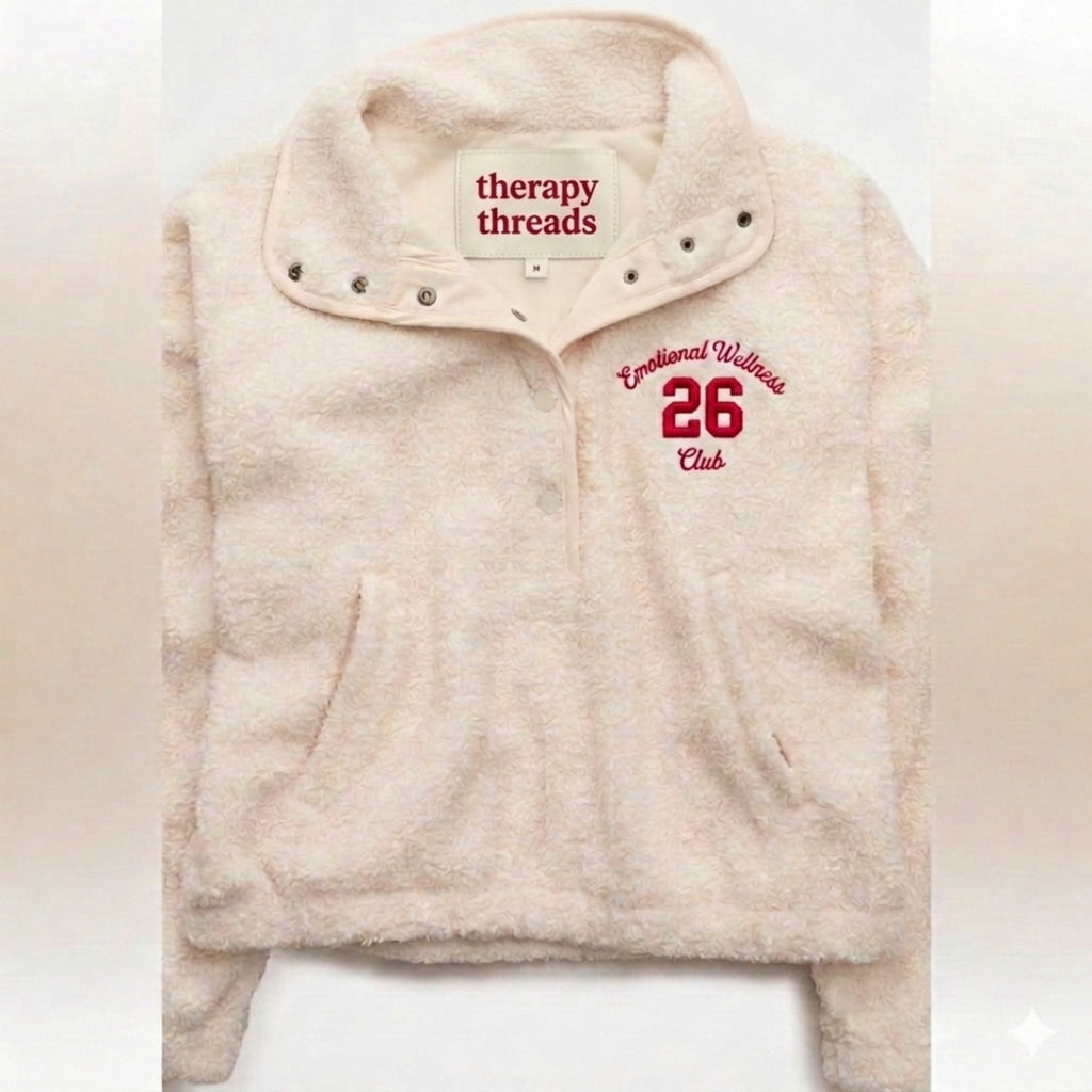 Emotional Wellness Club Embroidered Quarter Zip
