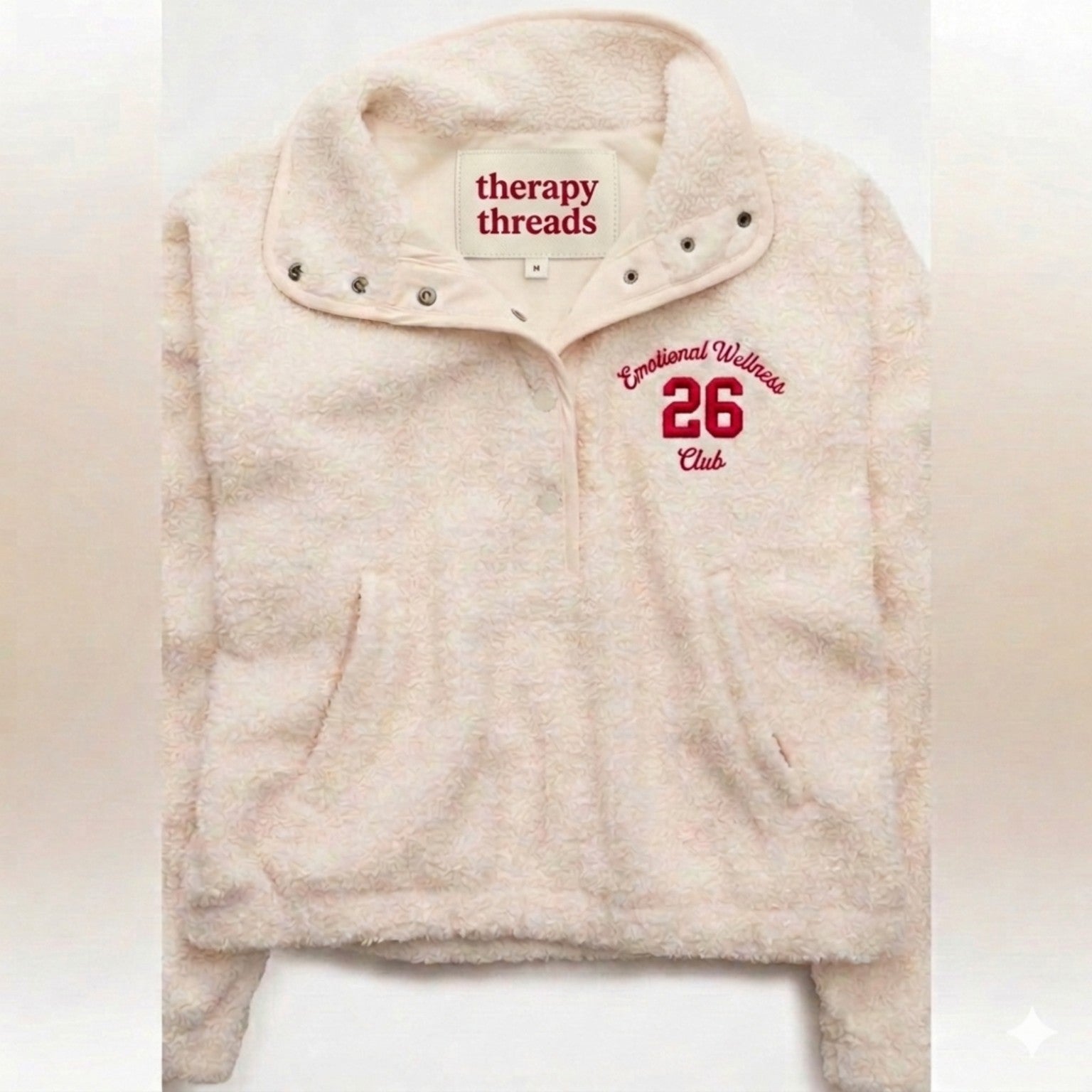 Emotional Wellness Club Embroidered Quarter Zip
