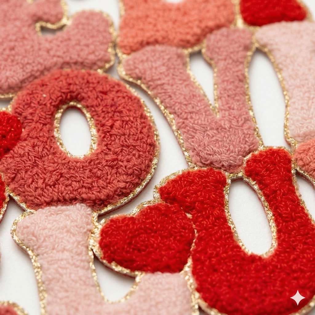 Self Love Club Chenille Iron-On Patch